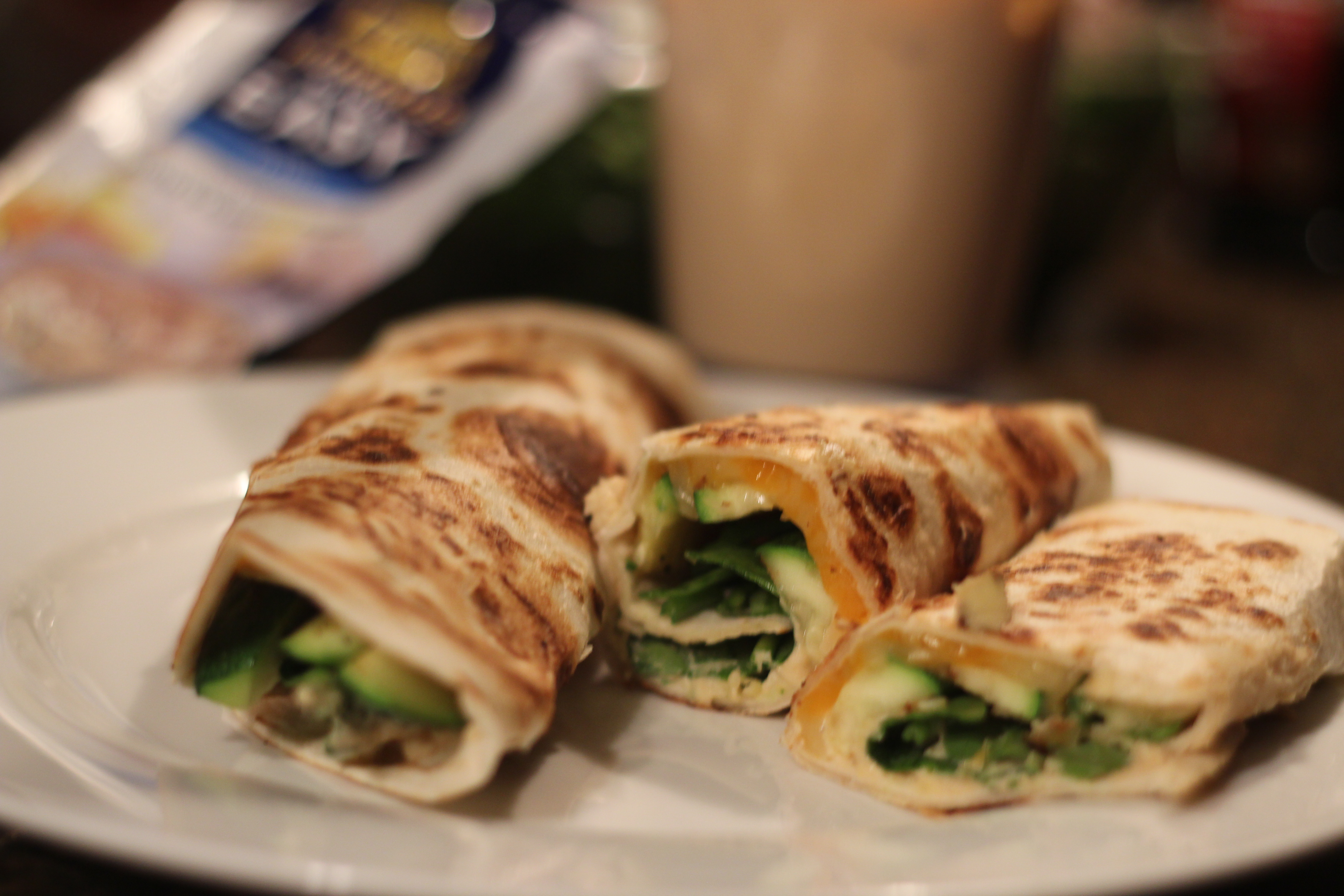 Zucchini Hummus Wraps HummusMadeEasy • Live Big. Love Deep.