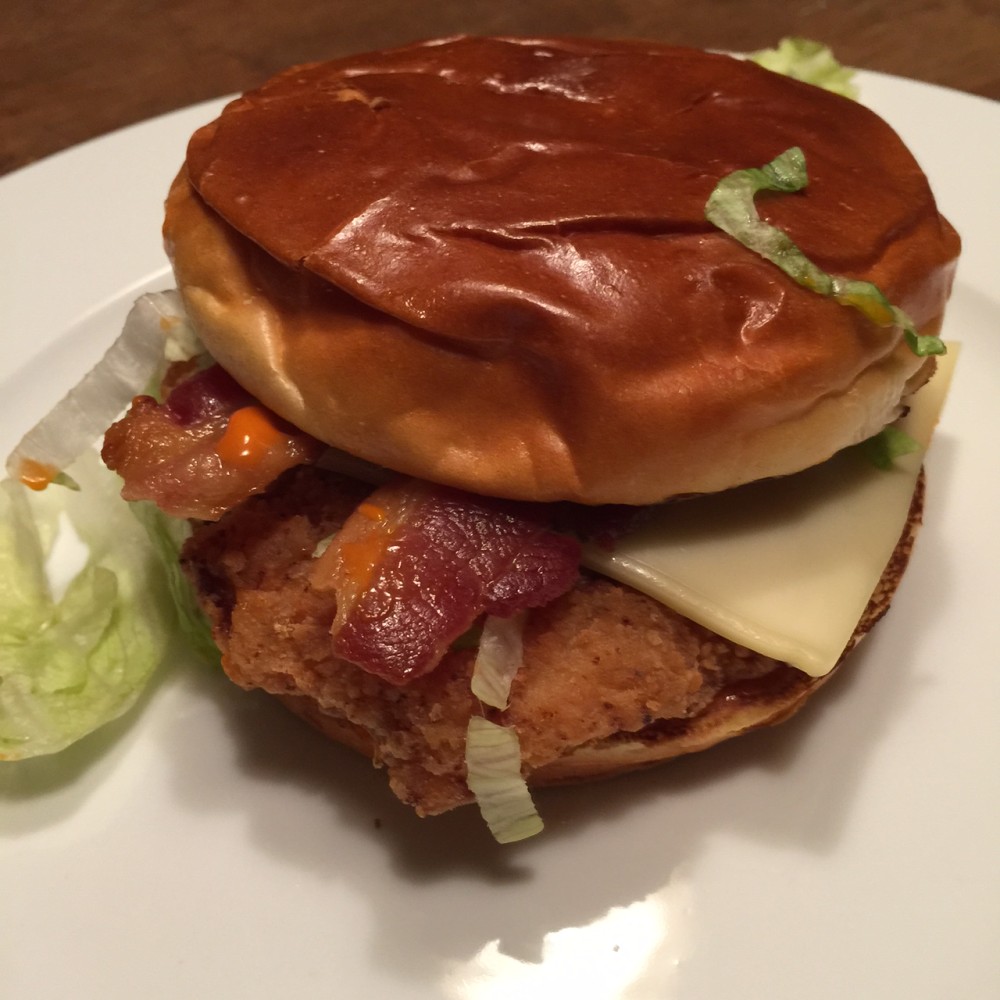 McDonald's Chef Crafted Buffalo Bacon sandwich