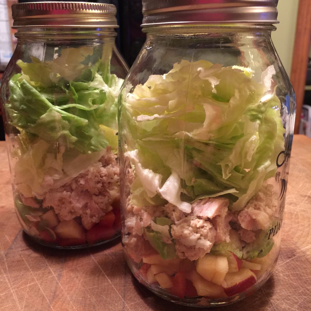 Whole30 tuna salad jar