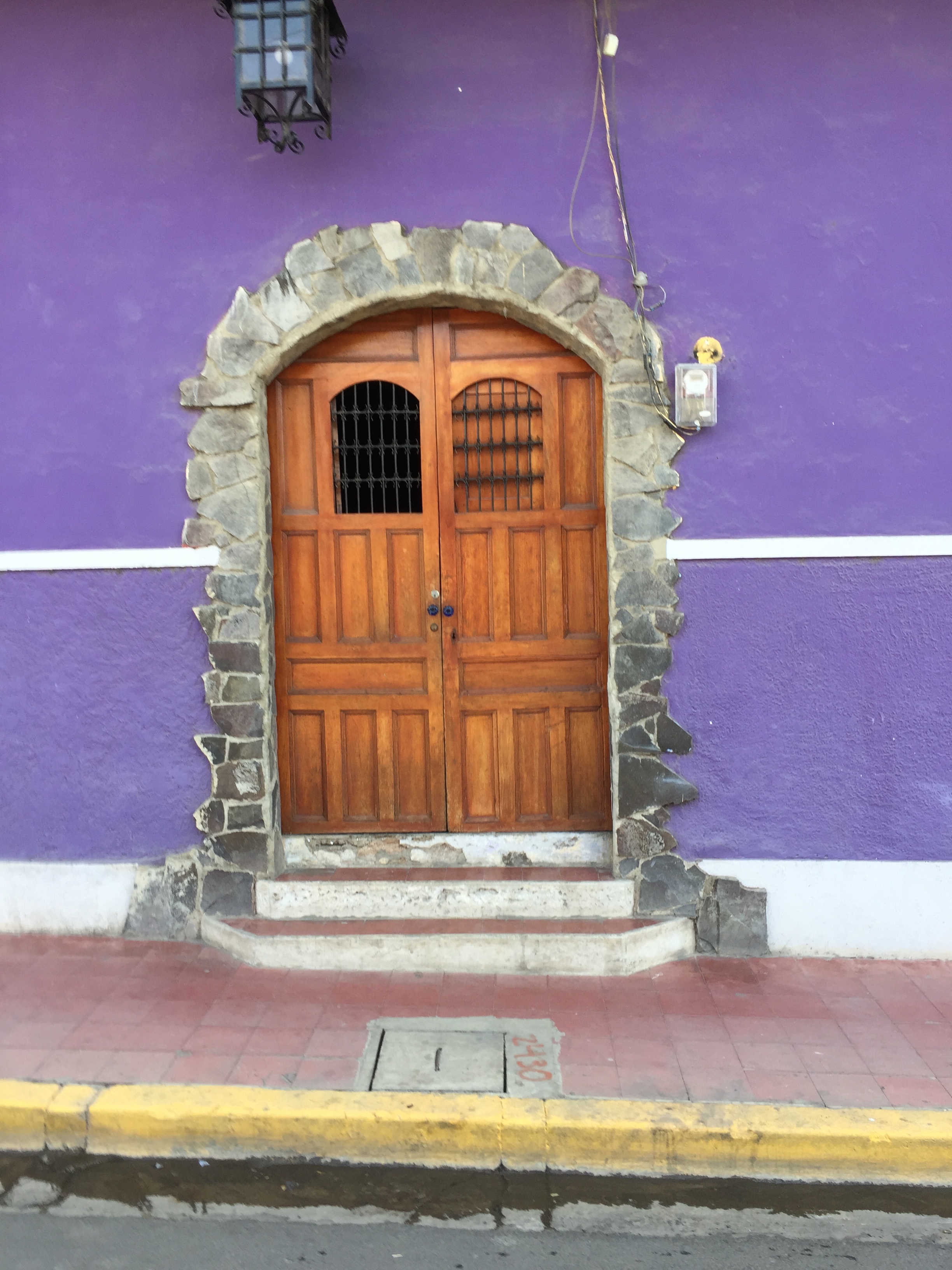 Granada Nicaragua purple door