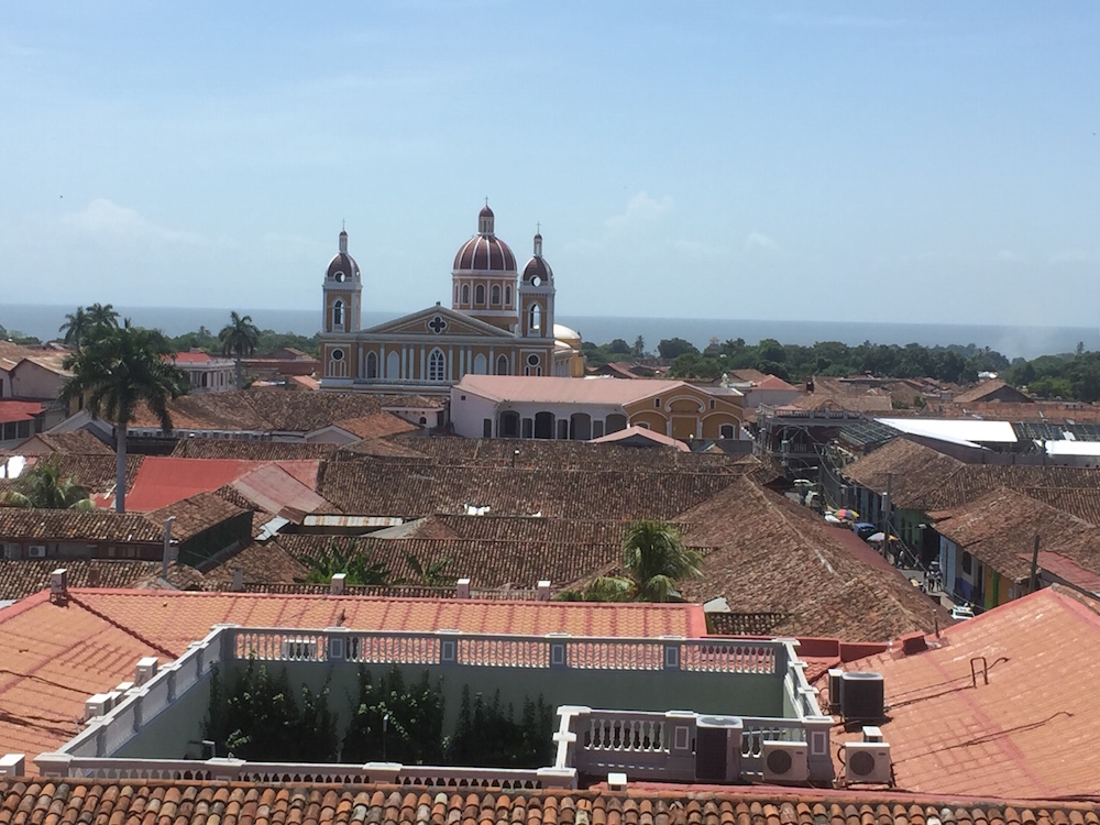 view of Granada from bell tower